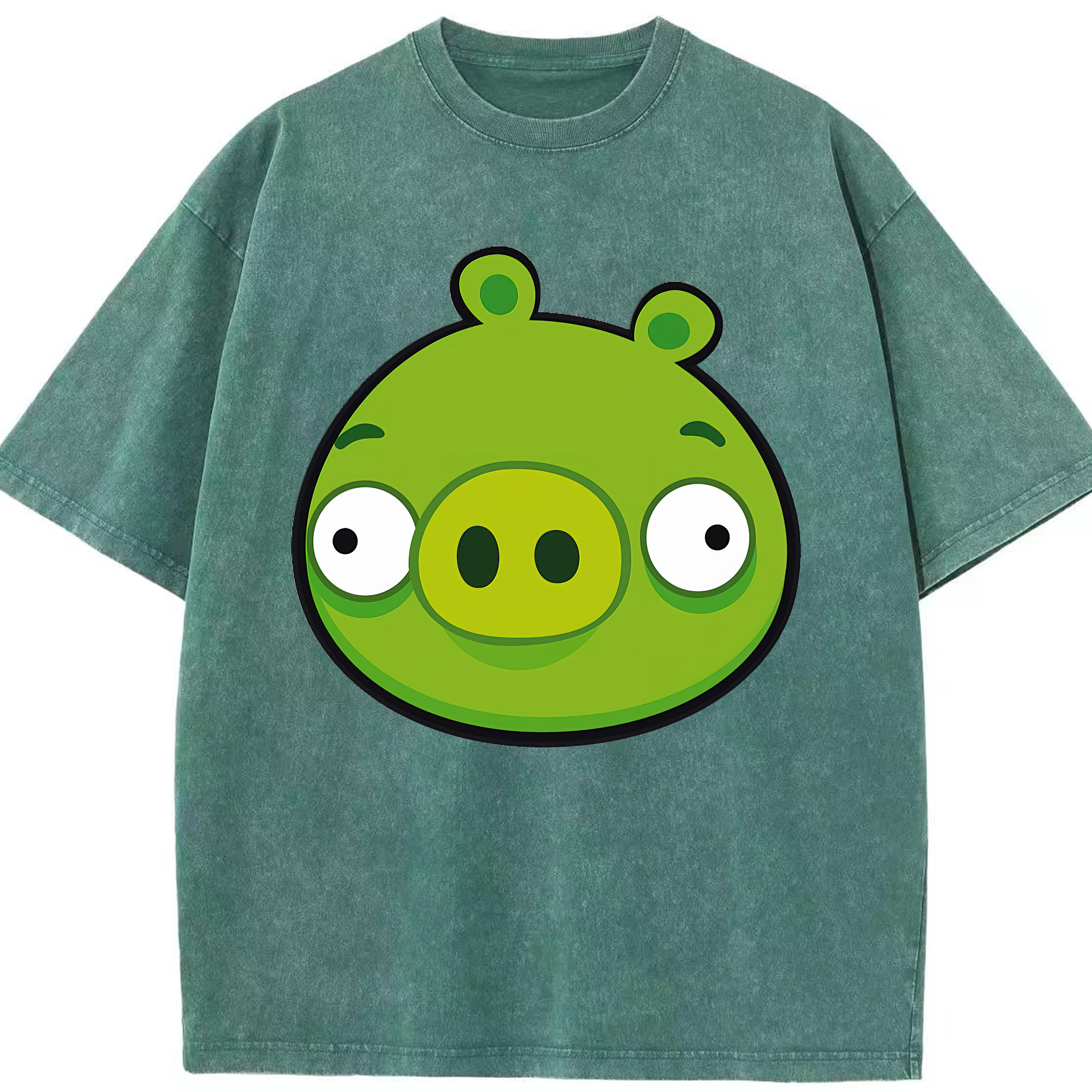 （画像用） Angry Birds アングリーバード 綿100% ヴィンテージ風 半袖Tシャツ（フロントプリント）